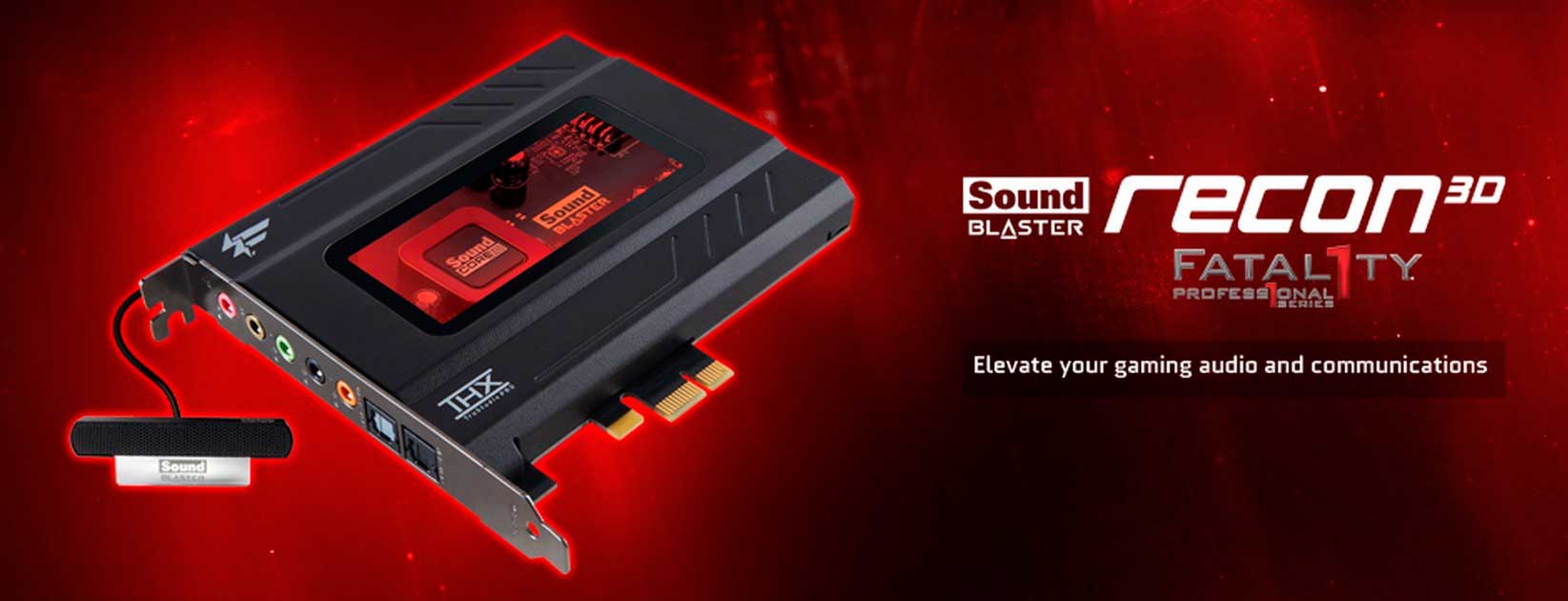 Creative Sound Blaster Recon3D PCIe Fatal1ty Professional драйвер